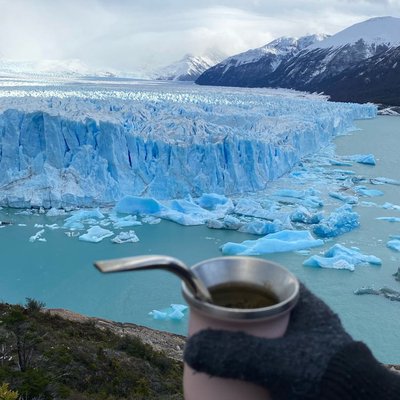 tomamos un mate en el Glaciar Perito Moreno?