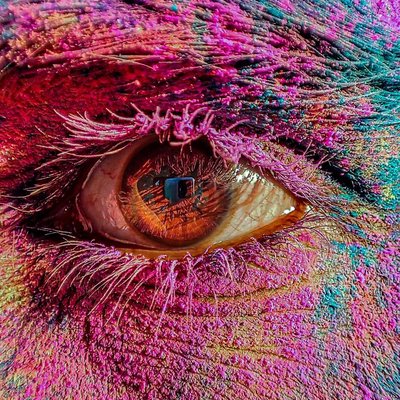 colourful eye 