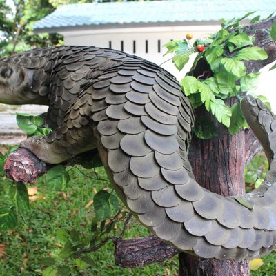 Pangolin statue