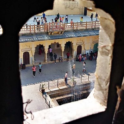 through the window of hawa Mahal, jaipur ♥️