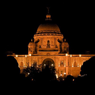 Night Beauty Of Victoria Memorial 