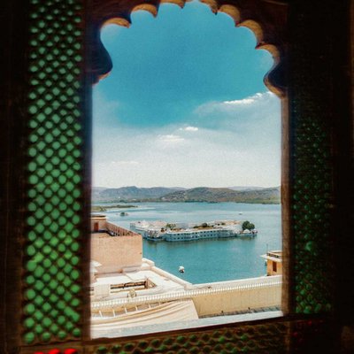 Panoramic view from the window of the City Palace.