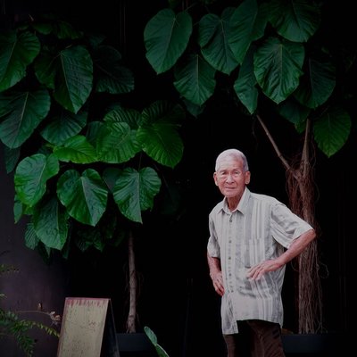 some random old man at street