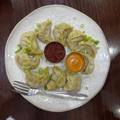 chicken momo!