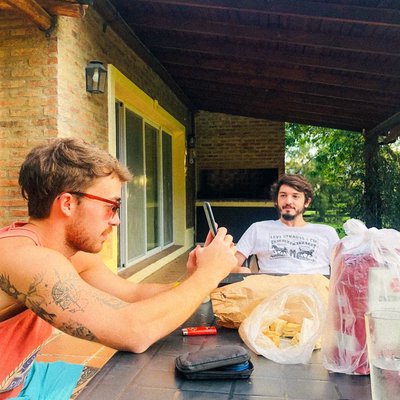 Merienda con amigos