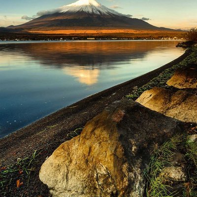 sunrise yamanaka lake