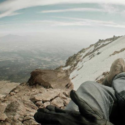 un descanso sobre el glaciar 