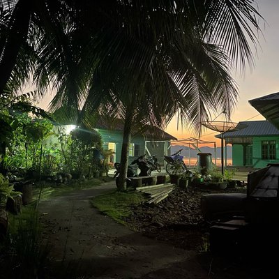Ketika Pagi hari salah satu Desa di Natuna