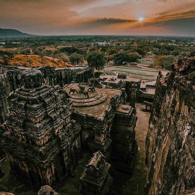 Kailasa Temple in Ellora 