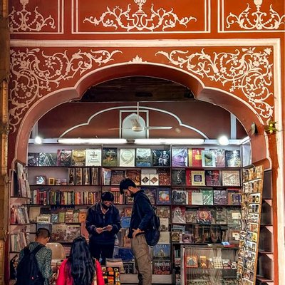 Bookstore has the Jaipur flavour written on it☀️