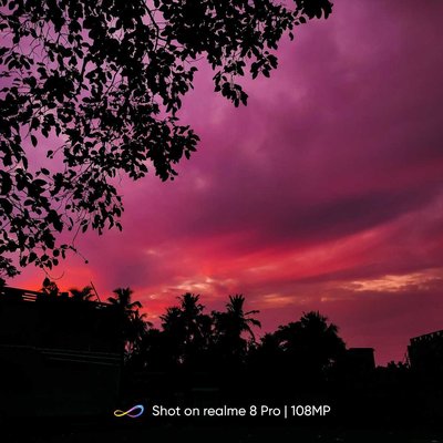The sky is pink.✨