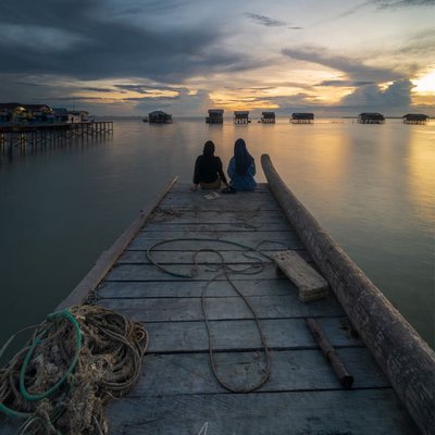 Memandang sunset
