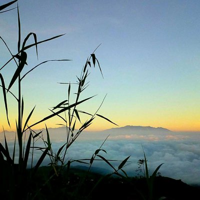 early morning in the hill