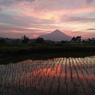 Sunset Mount Penanggungan 