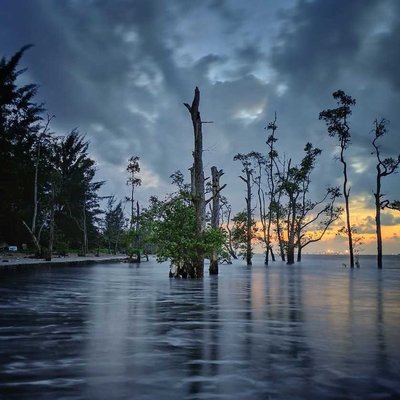 Pantai Ambalat samboja Kalimantan Timur