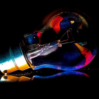 A beautiful colour reflection 