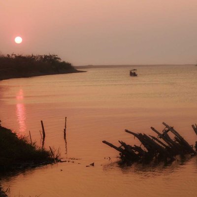 Senja di Laguna Depok 