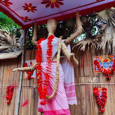 Shiv Mandir Durga Puja 😍