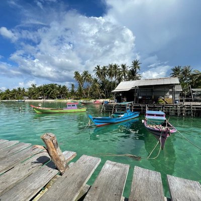 Kampung Nelayan Desa Telok Buton, kecamatan Bunguran Utara. Kabupaten Natuna