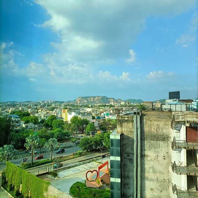view from hotel the lalit Jaipur 