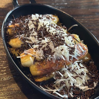 Pisang Bakar Coklat Susu Keju
