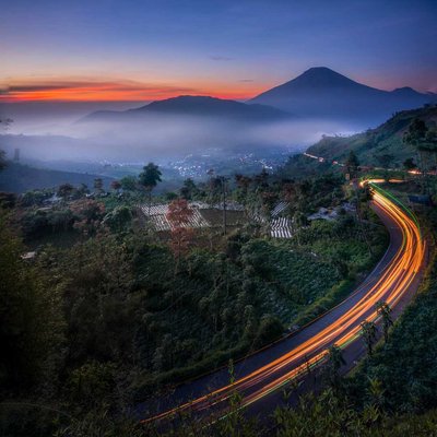 Golden Sunrise Bukit Awan Sikapuk Wonosobo