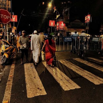 Nightscape of Daily Market