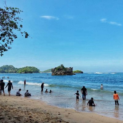 kondang merak beach, east java