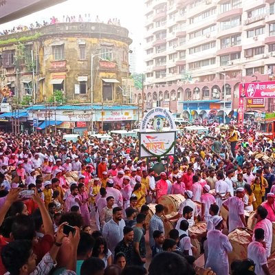 Mumbai ganesh visarjan sohala 🎉🙇