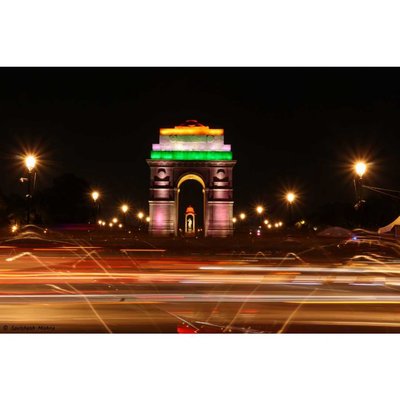 LONG EXPOSURE AT MAGESTIC INDIA GATE 