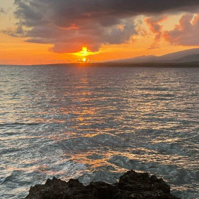 Atardecer en el mar
