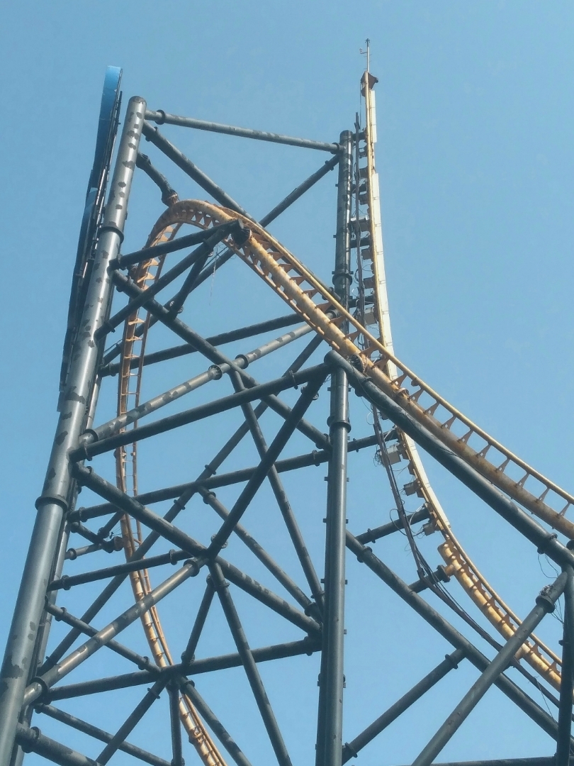 Pillar of roller coaster