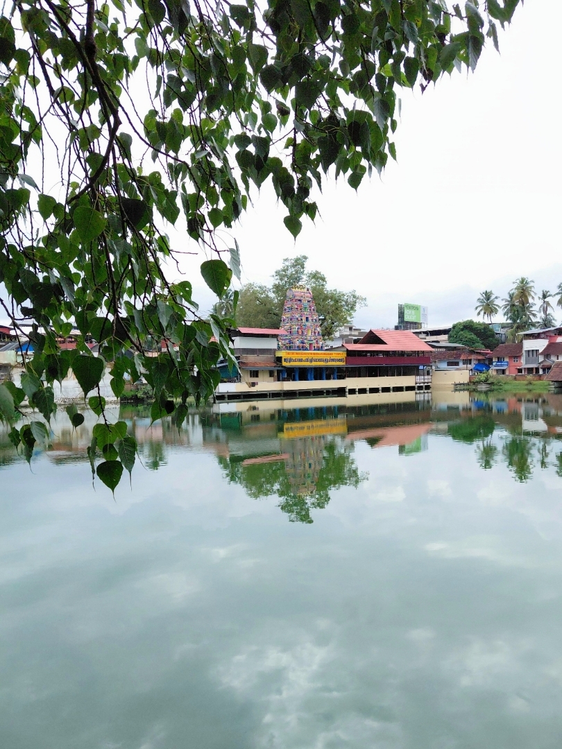 Temple pond