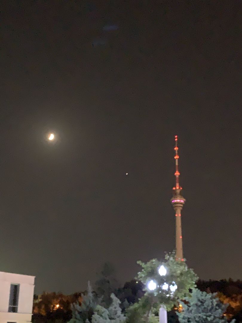 In the night at Baku