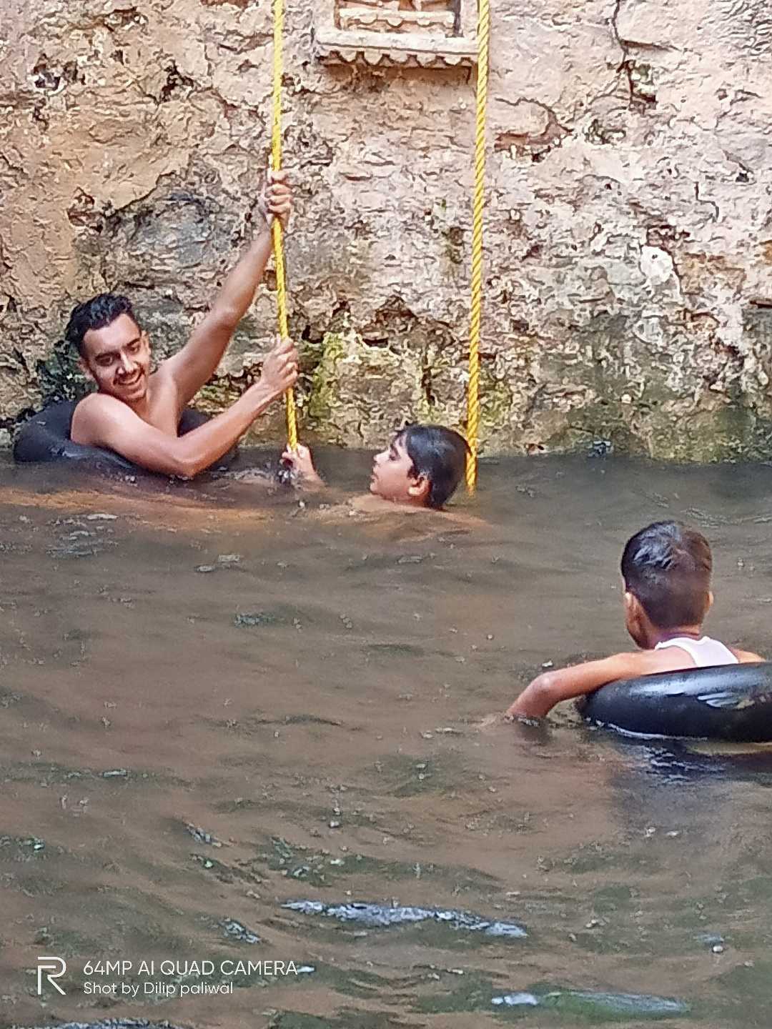 Enjoying in Stepwells (or baori) .
