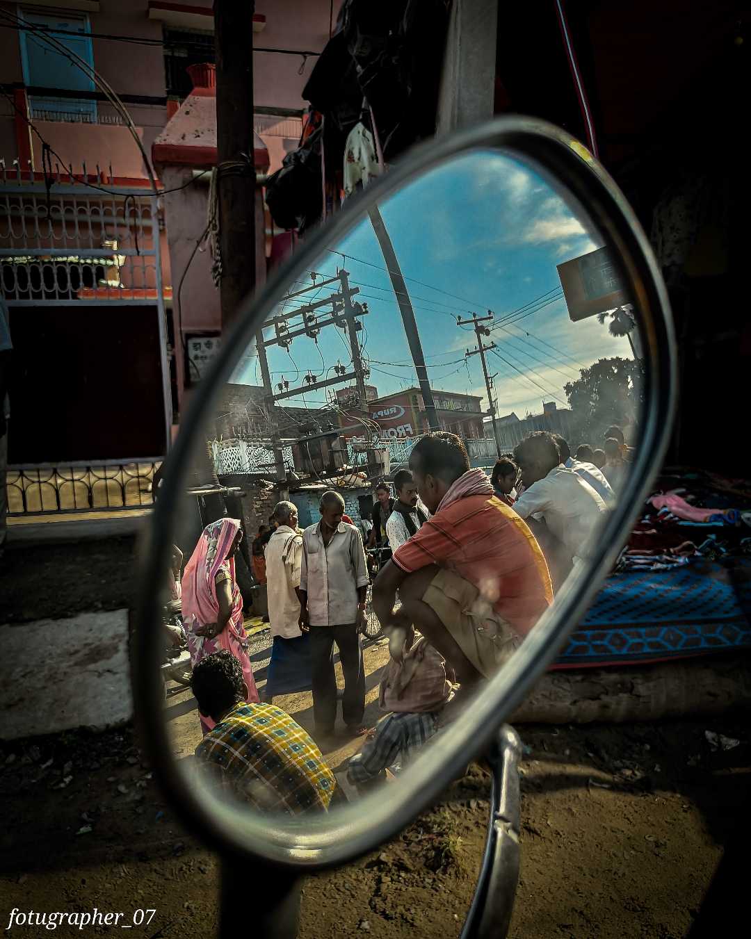 Object in the mirror are...!