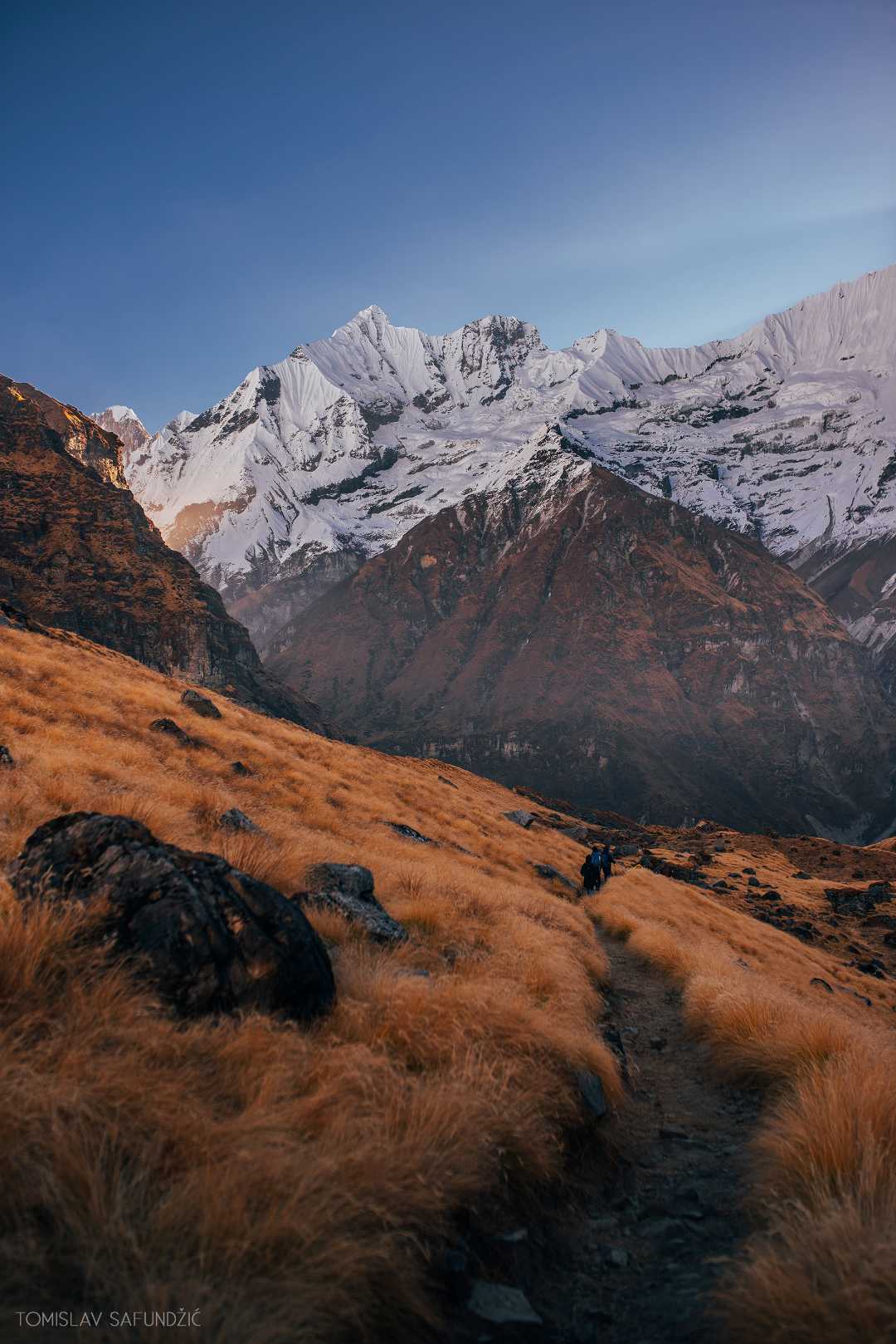 Morning on ABC trek 