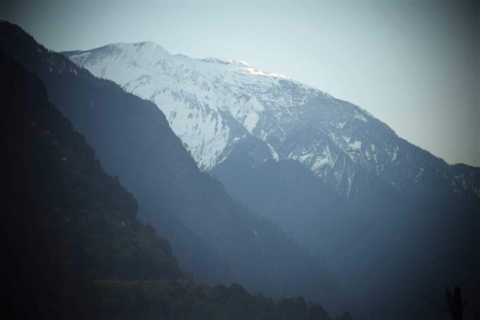 mountain view of Sikkim 