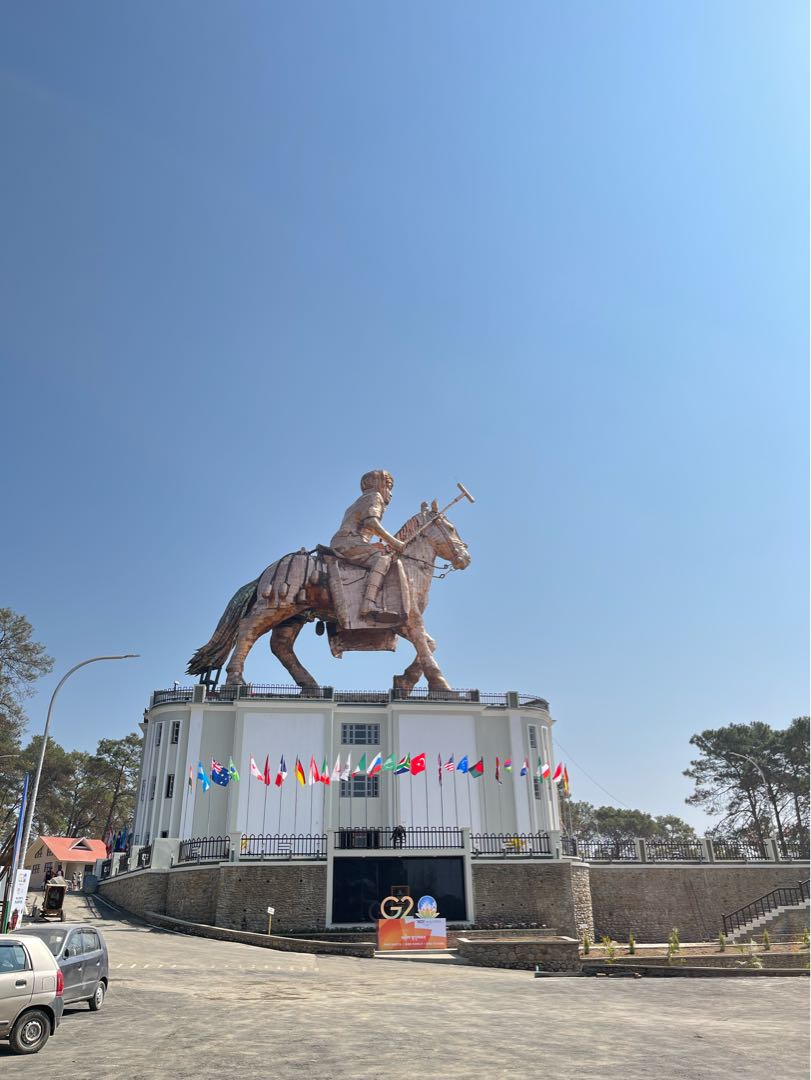 the grate polo statue of manipur 