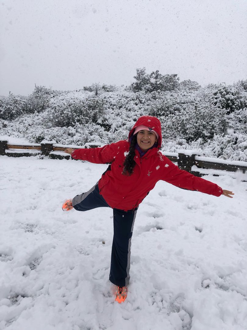disfrutando de la nieve ❄️ #santacruz #nieve #peritomoreno
