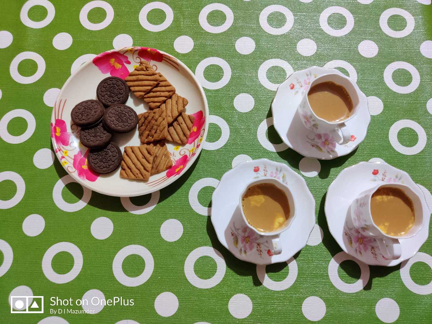 Sharing Chai with siblings 