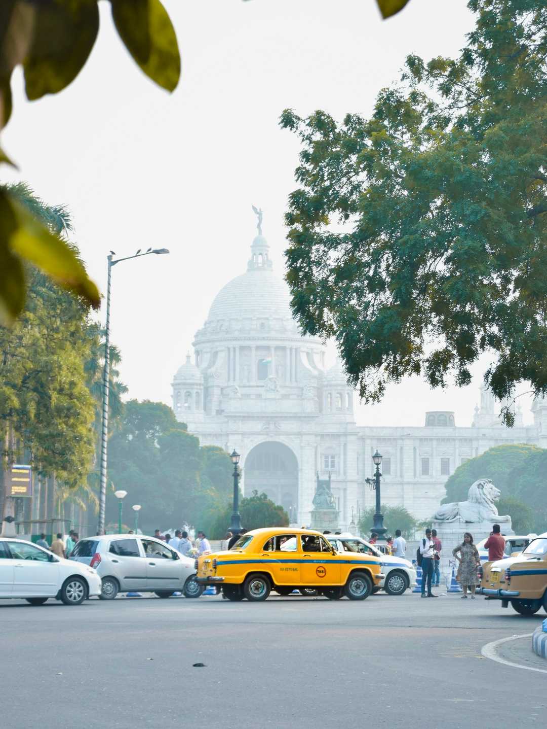 Ironic frame from Kolkata