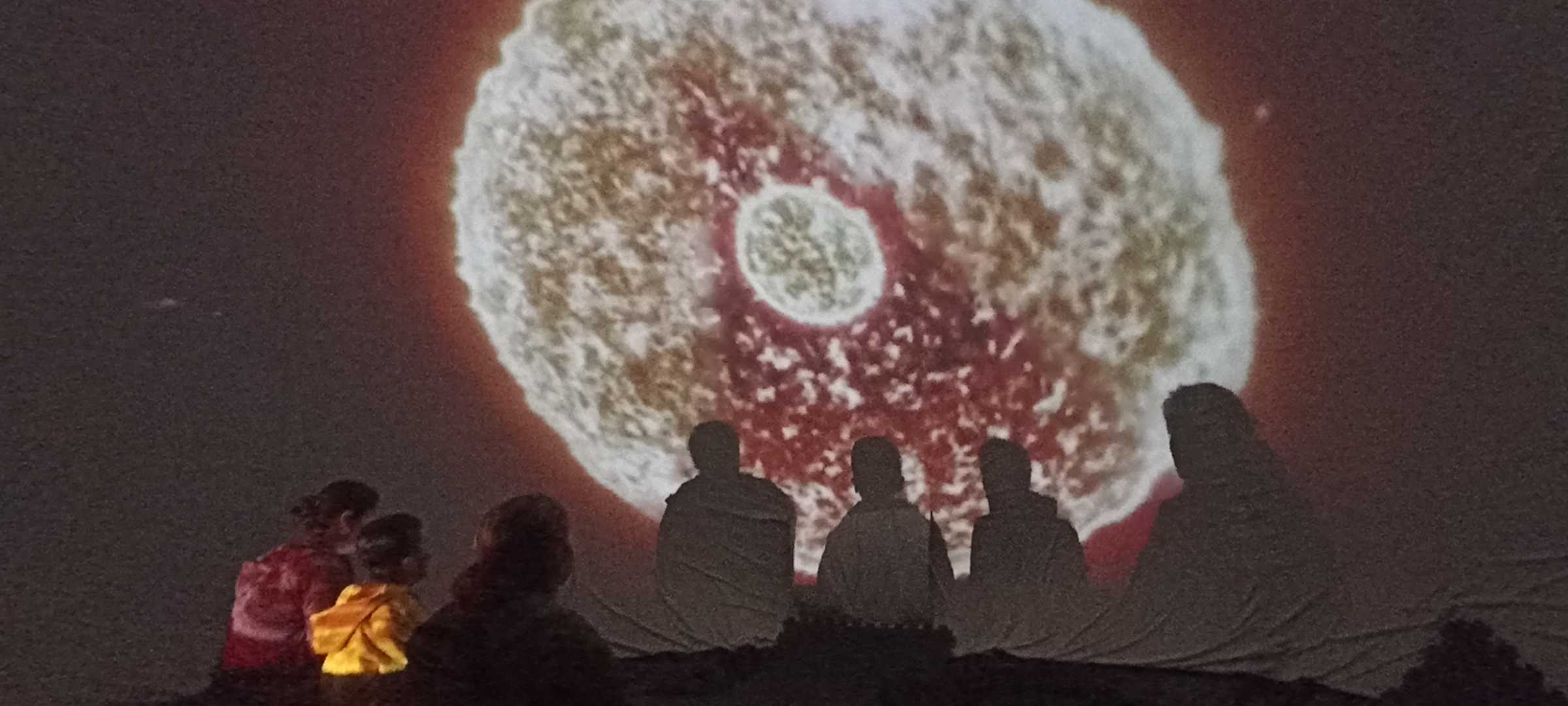 Sun and people 