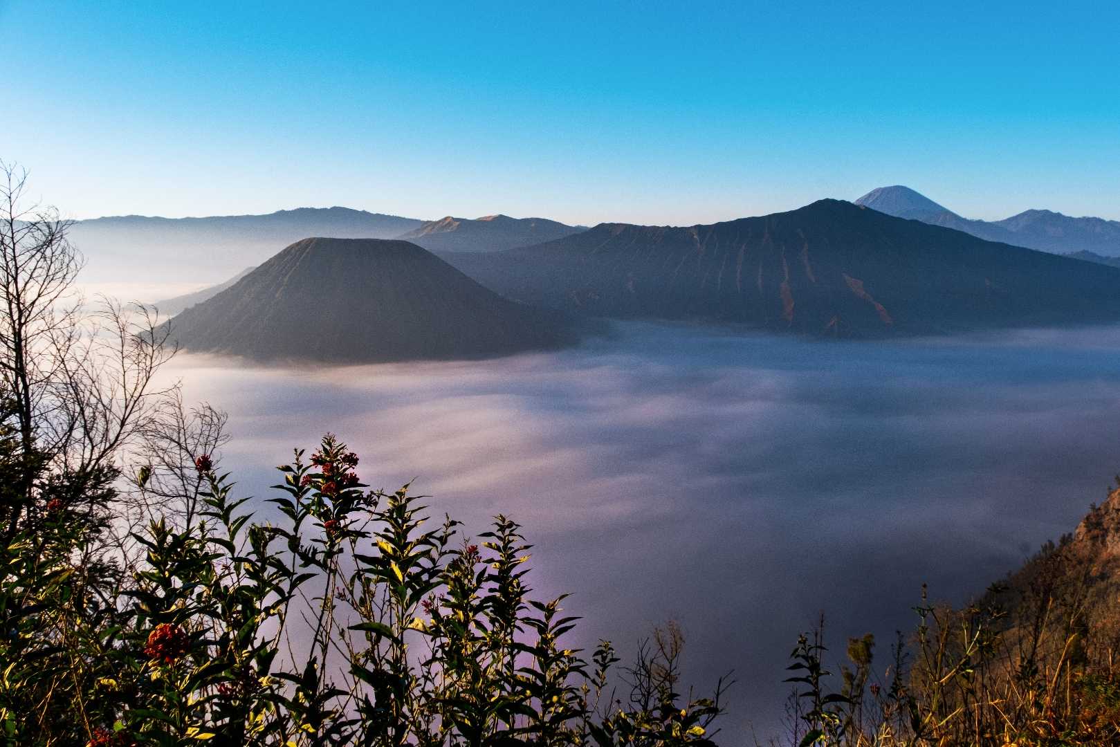 Misty Morning, Mount Bromo