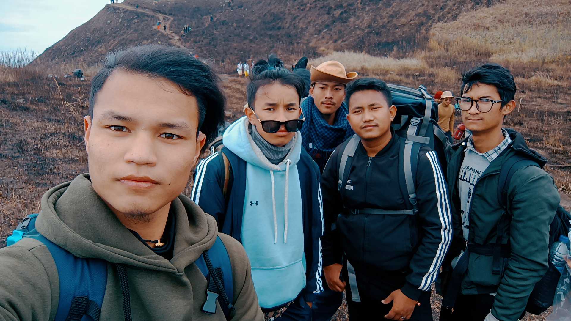 Tracking at Mt. Koubru 