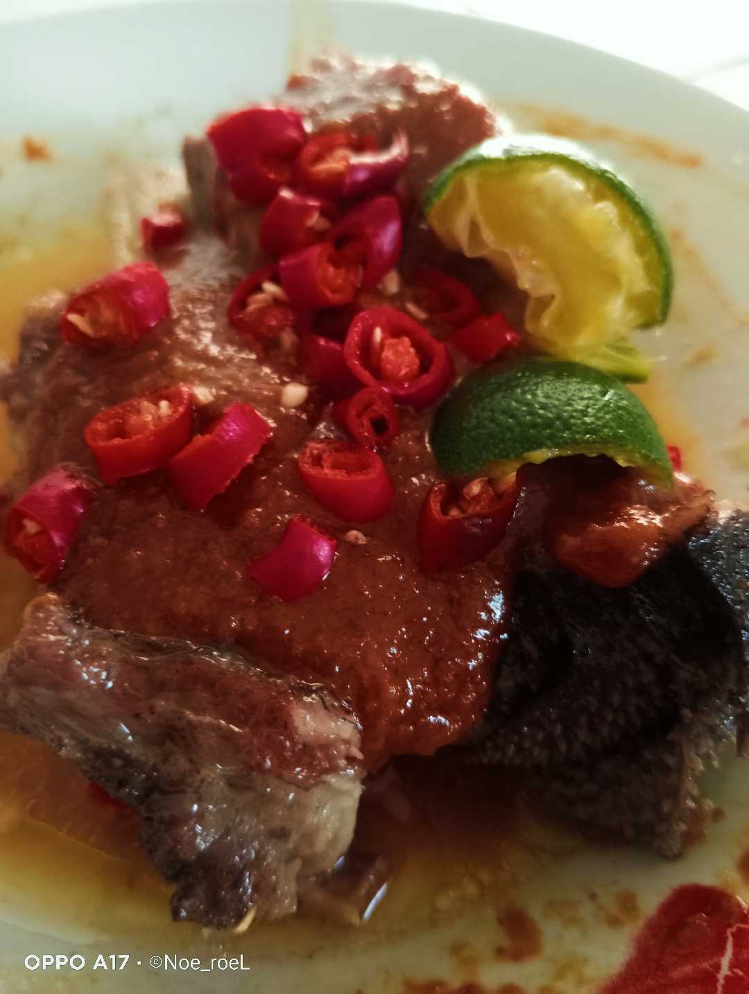 Beef steak saus kacang
