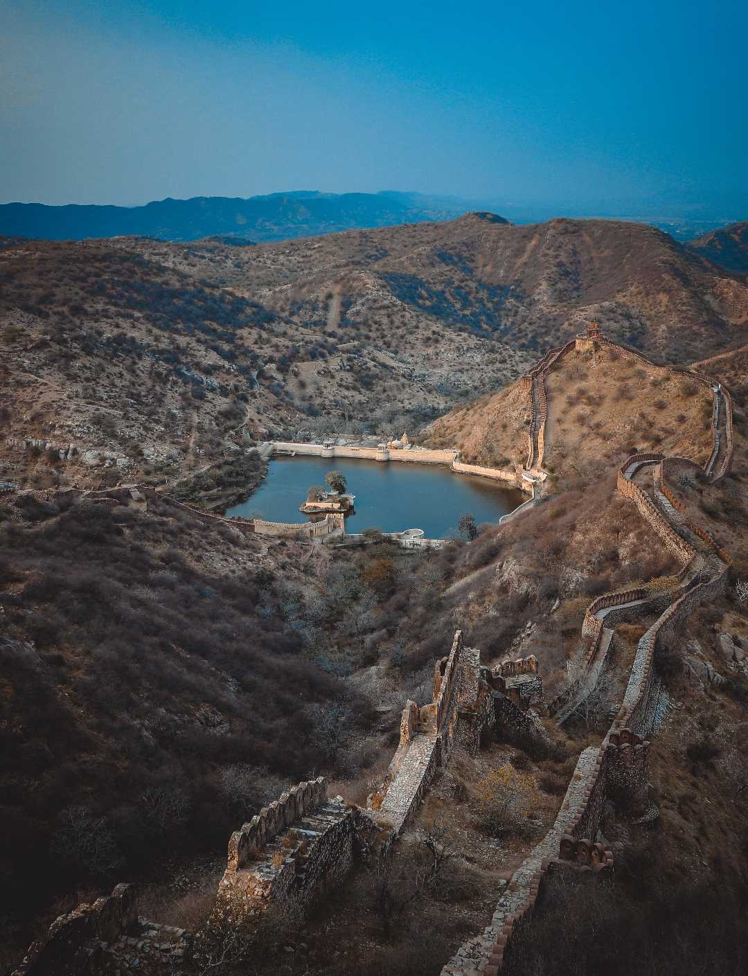Beautiful view from Amer Fort