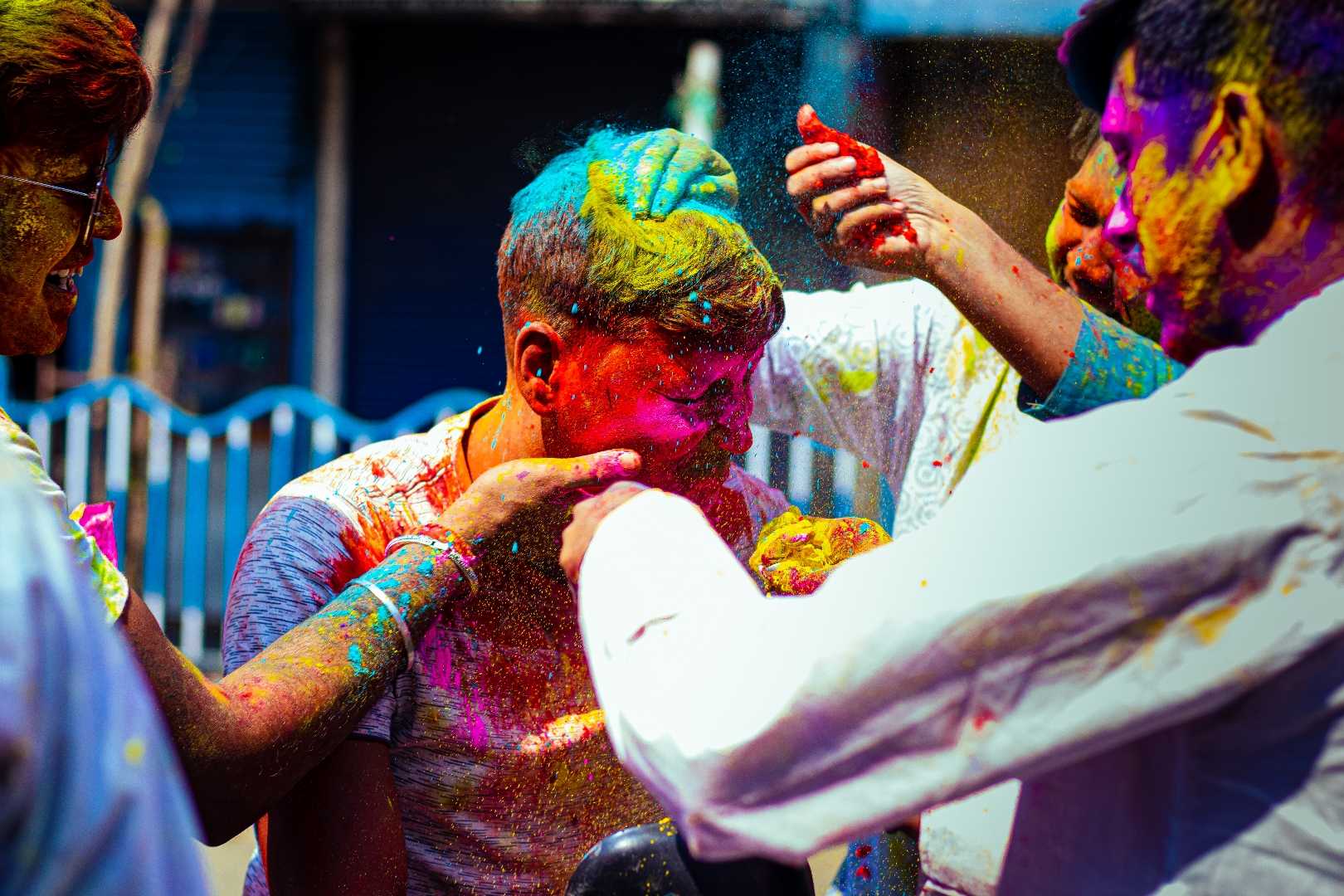 Holi headshots are mandatory.