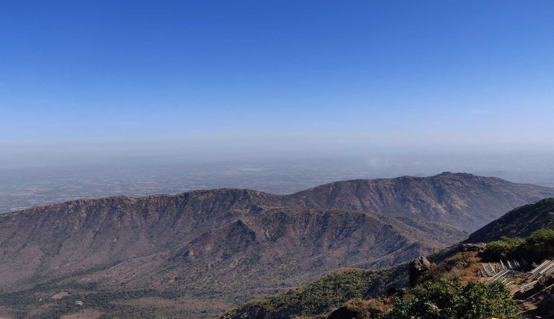 beautiful nature at top of Girnar hill 