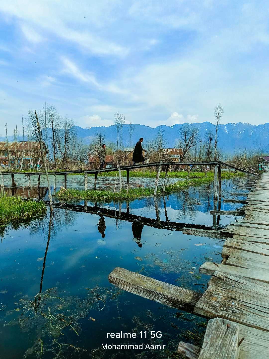 View of interior parts of Srinagar's Dal Lake.